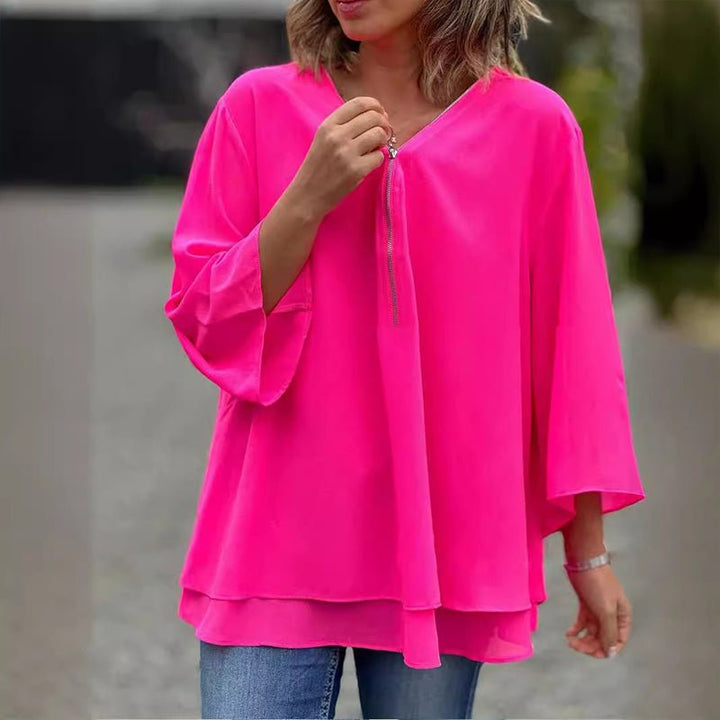 Susie | Stilfuld Løs Bluse - Freya Kobenhavn