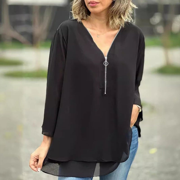 Susie | Stilfuld Løs Bluse - Freya Kobenhavn