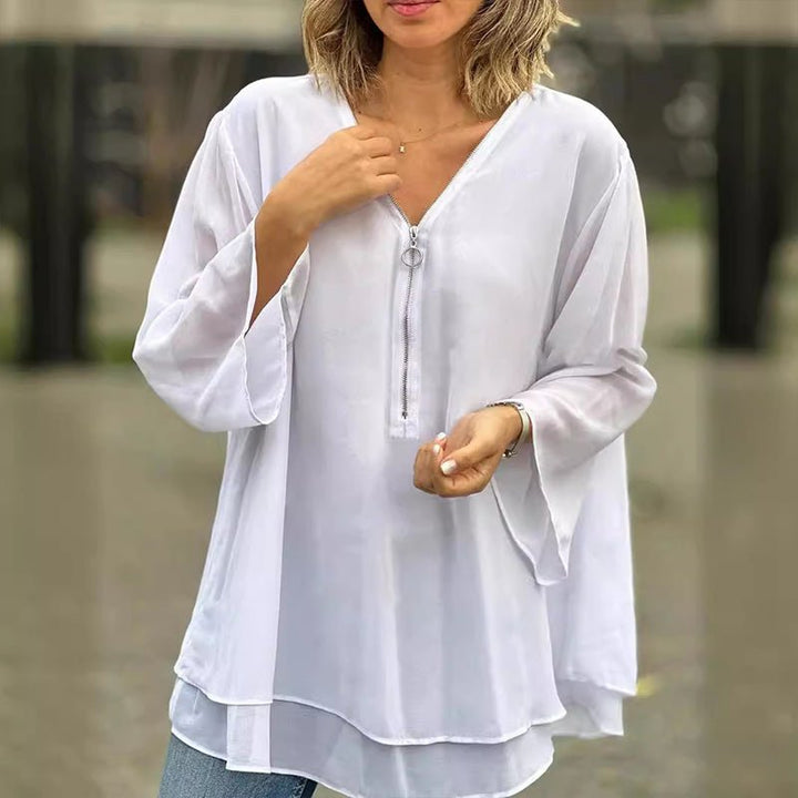 Susie | Stilfuld Løs Bluse - Freya Kobenhavn