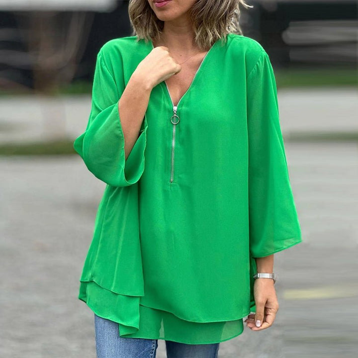 Susie | Stilfuld Løs Bluse - Freya Kobenhavn