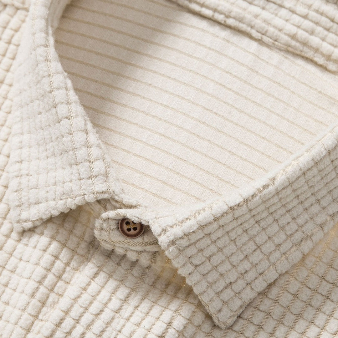 Andreas | Herre To-Delte Casual Skjorte Og Shorts Sæt