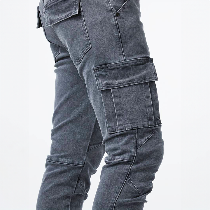 Albert | Herre Slim Fit Bukser Med Cargo Lommer