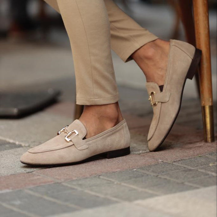 Alfred | Herre Slip-On Loafers Med Metaldetaljer
