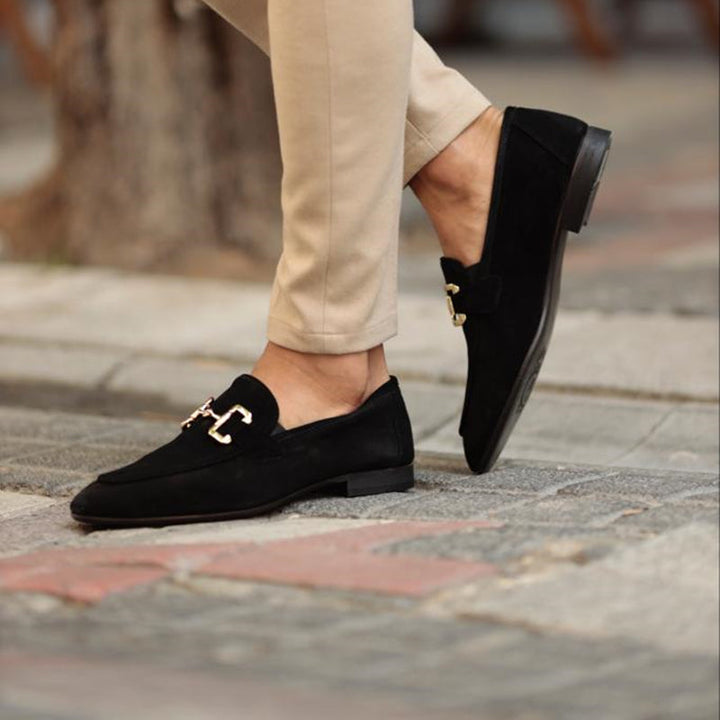 Alfred | Herre Slip-On Loafers Med Metaldetaljer