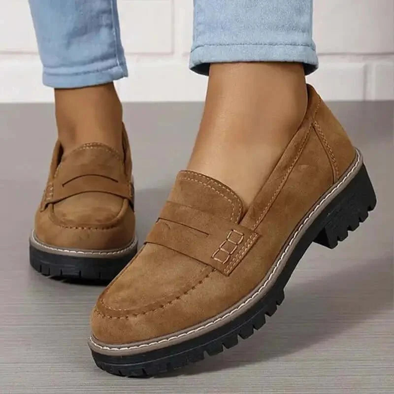 Christella | Dame Slip-On Loafers Med Kraftig Sål - Freya Kobenhavn
