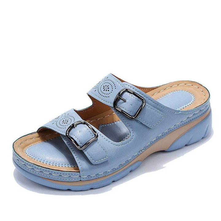 Orthopædiske Sandaler Comfort Fit Perforeret Spænder