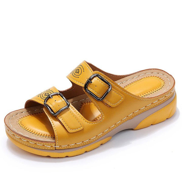 Orthopædiske Sandaler Comfort Fit Perforeret Spænder