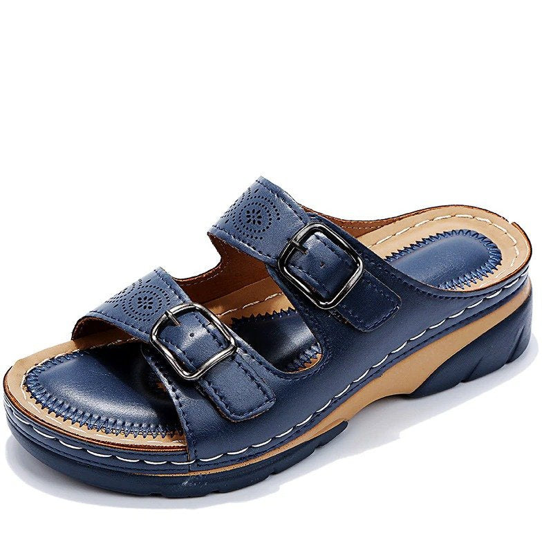 Orthopædiske Sandaler Comfort Fit Perforeret Spænder
