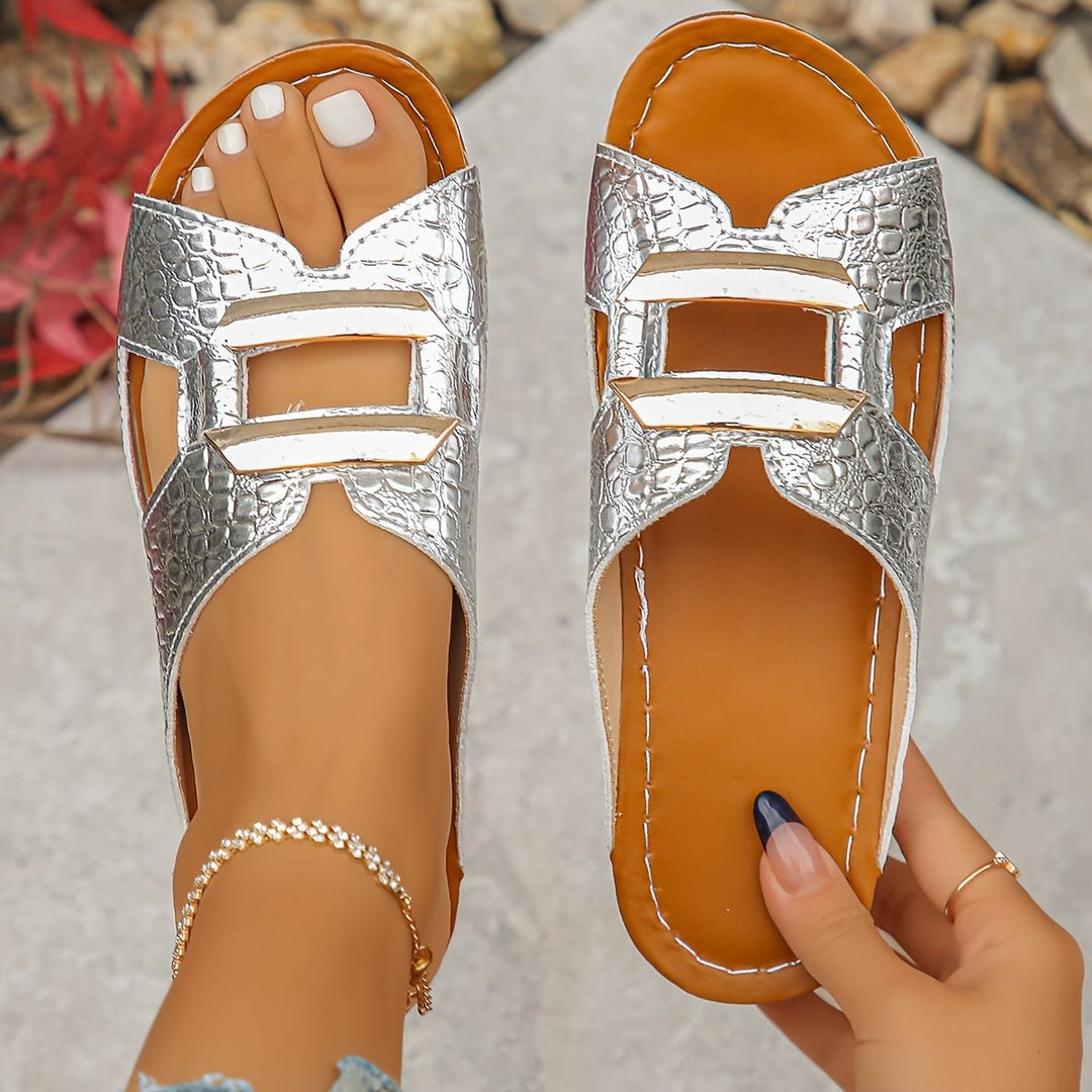 Orthopædiske Sandaler Slip-On Platform Spænde