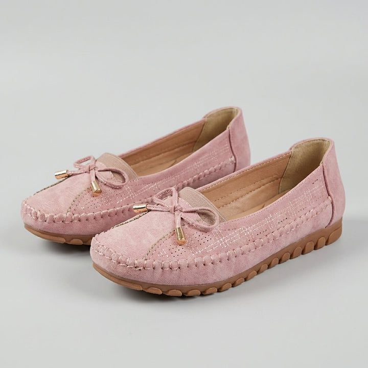 Ortopædiske Loafers Perforeret Slip-On Komfort Sløjfe