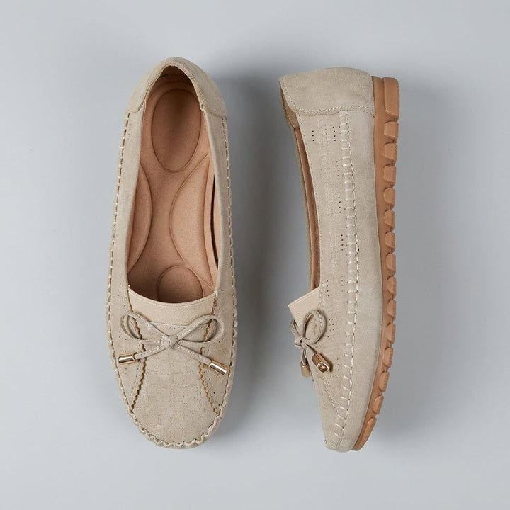 Ortopædiske Loafers Perforeret Slip-On Komfort Sløjfe
