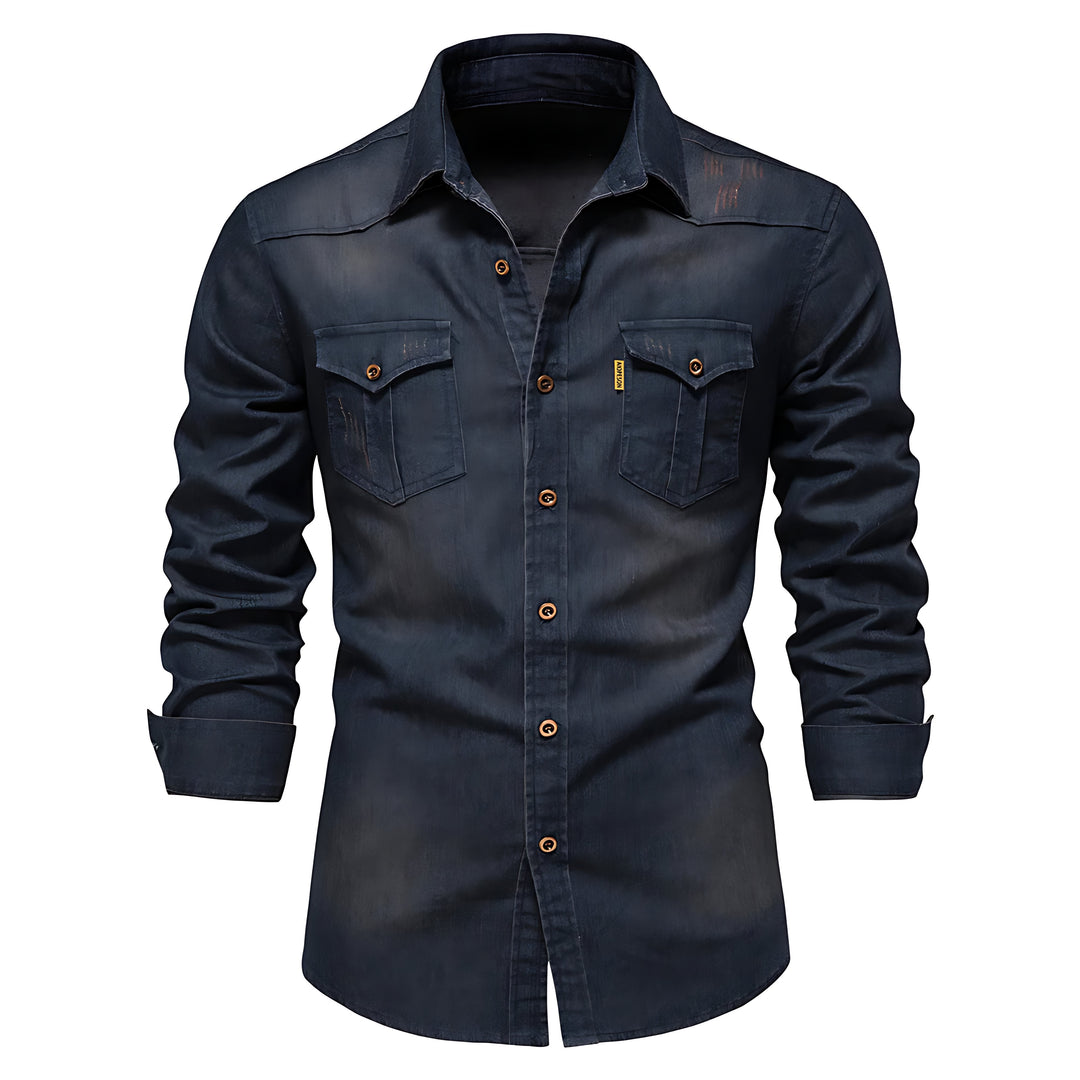 Egon | Stilfuld og Casual Denimskjorte - Freya Kobenhavn