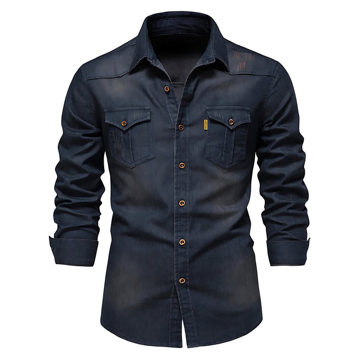 Egon | Stilfuld og Casual Denimskjorte - Freya Kobenhavn