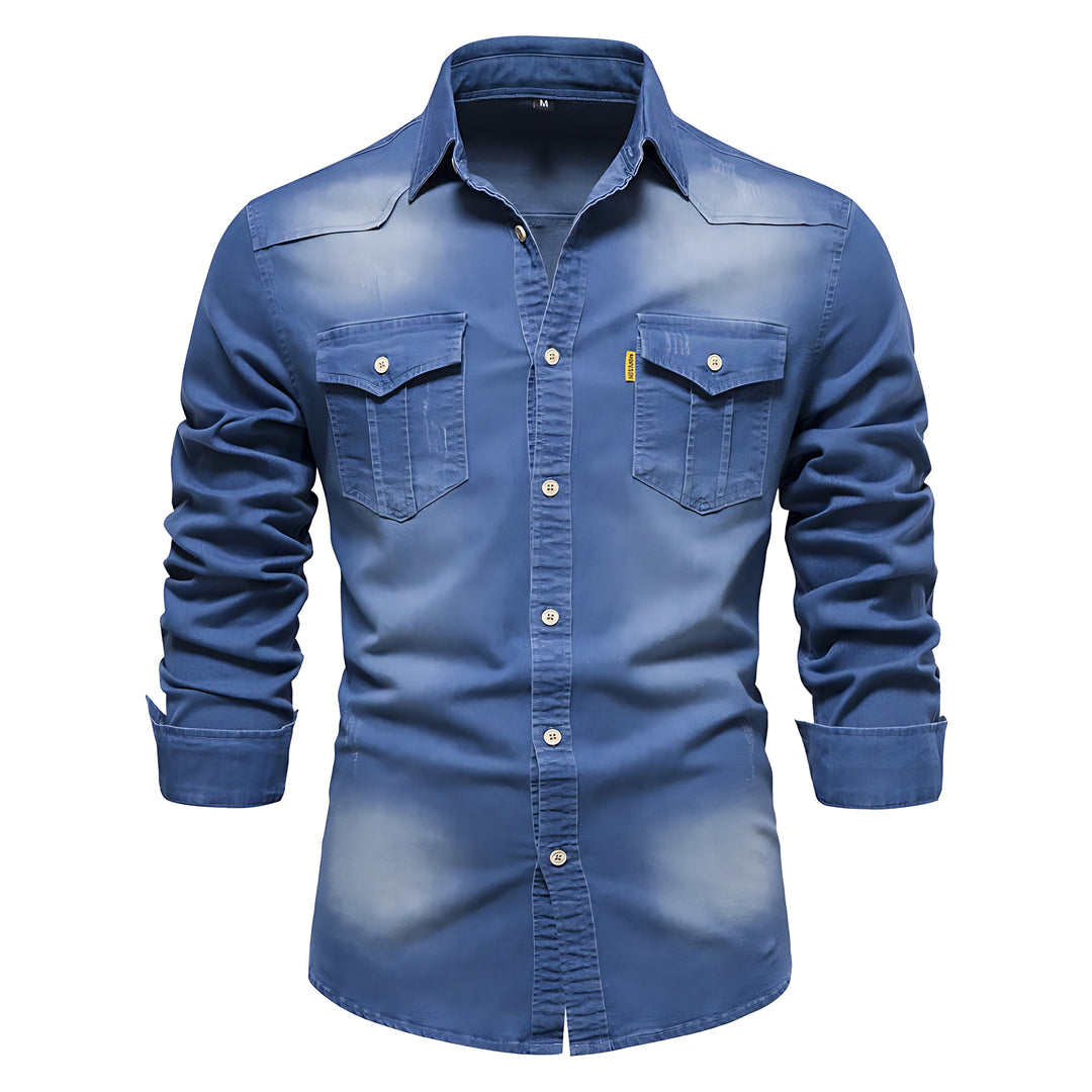 Egon | Stilfuld og Casual Denimskjorte - Freya Kobenhavn