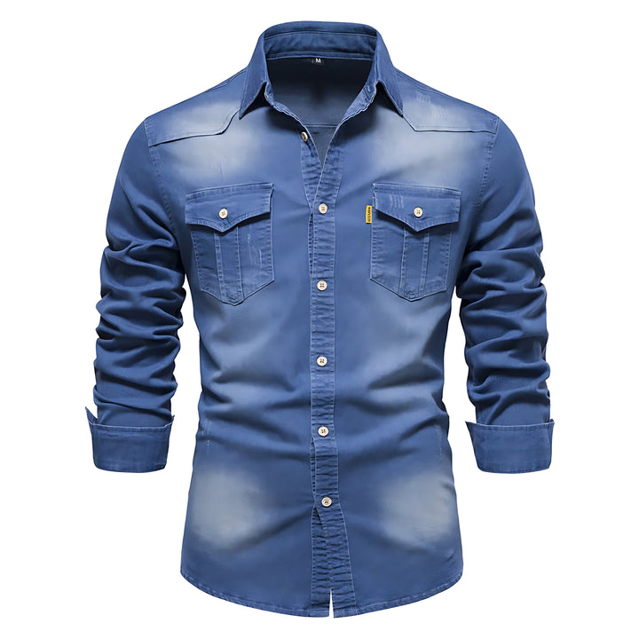 Egon | Stilfuld og Casual Denimskjorte - Freya Kobenhavn