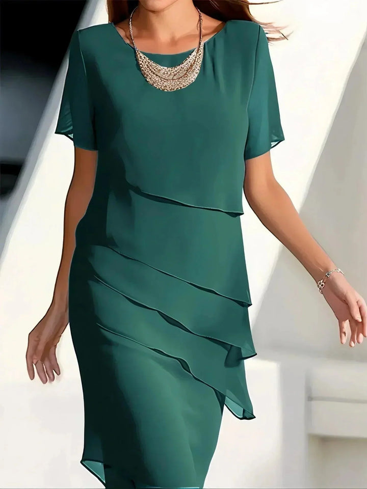 Sara | Elegant Lagdelt Sommerkjole - Freya Kobenhavn