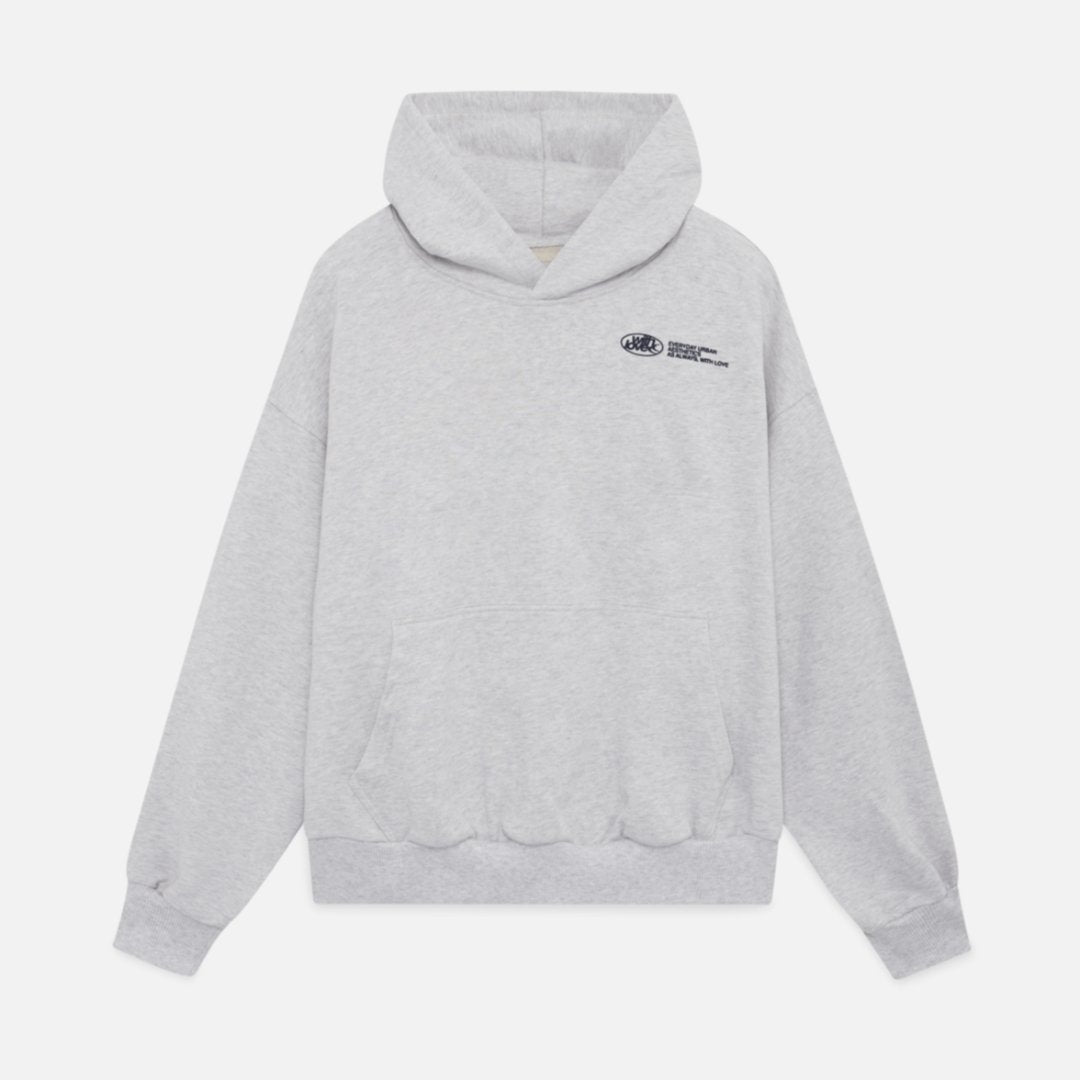 Unisex Oversized With Love Hættetrøje