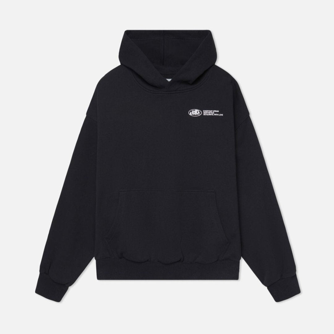 Unisex Oversized With Love Hættetrøje