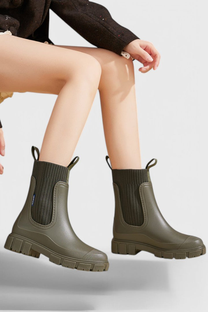 Waterproof Boots Chelsea Støvler Vandtæt Gummi