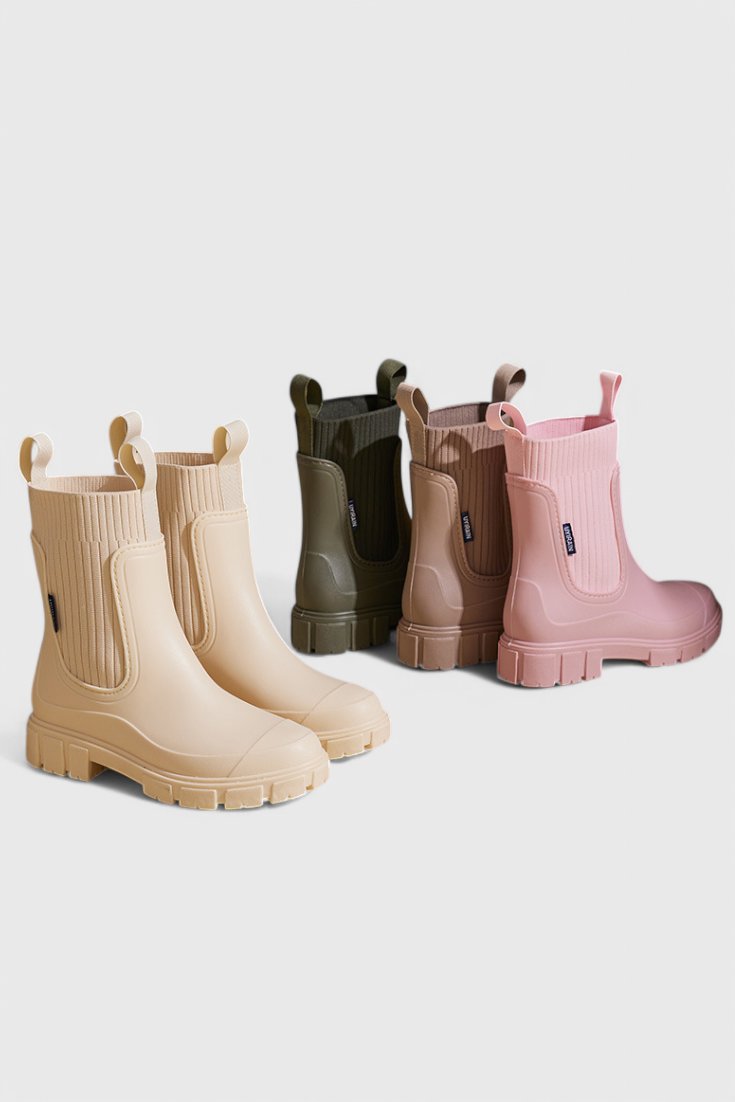 Waterproof Boots Chelsea Støvler Vandtæt Gummi