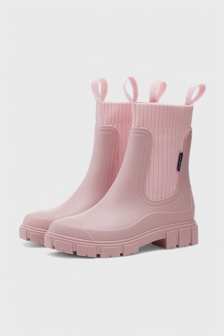 Waterproof Boots Chelsea Støvler Vandtæt Gummi - Rose