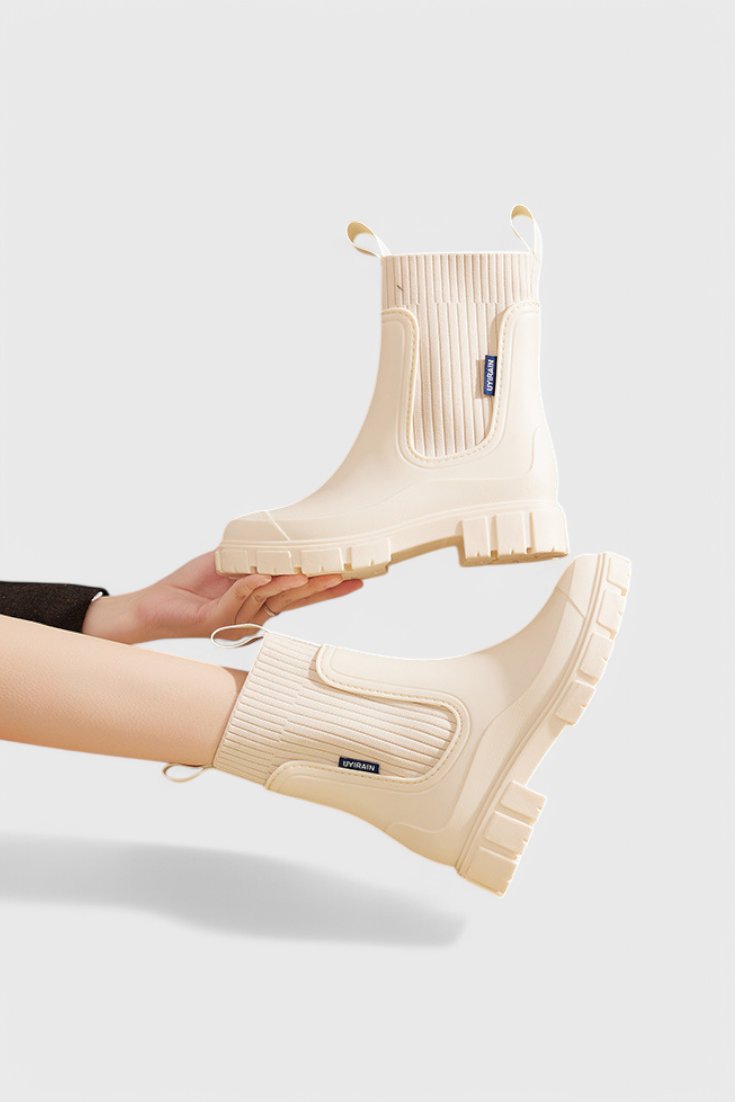 Waterproof Boots Chelsea Støvler Vandtæt Gummi