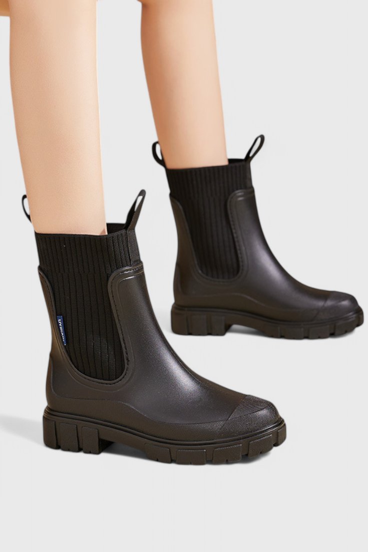 Waterproof Boots Chelsea Støvler Vandtæt Gummi