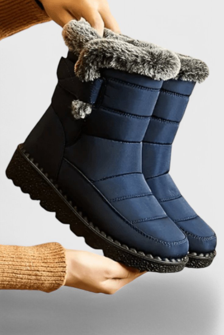 Waterproof Boots Dame Vandtætte Støvler Skridsikker - Blue